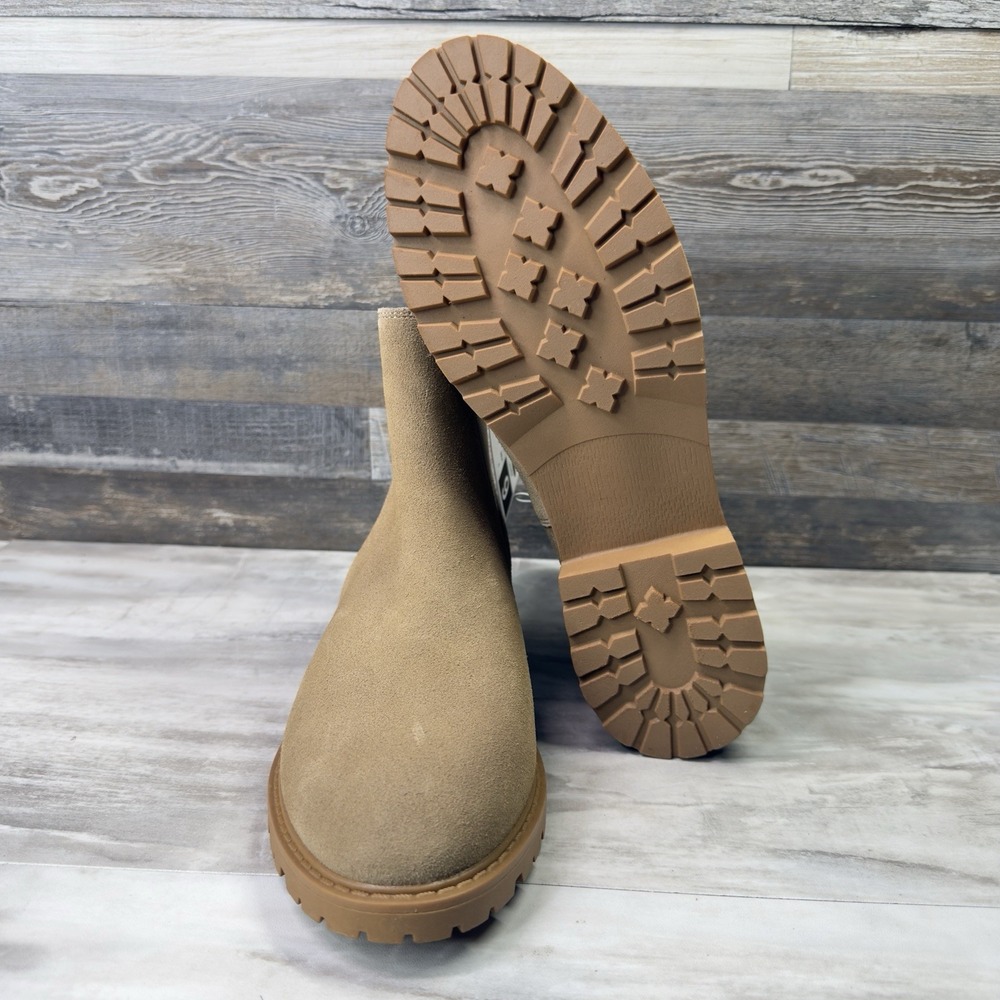 Steve Madden Lorali Women's Tan Suede Chelsea Boot Size 9 NEW - Picture 6 of 8